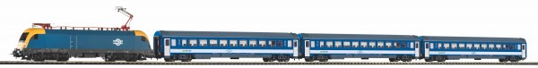 Piko 97926 H0-DC-Startset Reisezugset der MAV, Lokomotive BR182 &quot;Taurus&quot; m. 3 x Wagen, Ep.VI