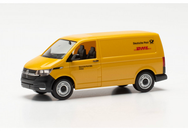 Herpa-Fahrzeugmodell, 096966 VW T 6.1 Kasten „Deutsche Post / DHL“