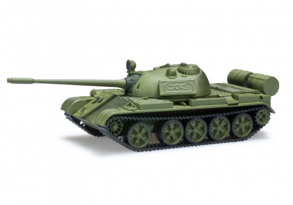 Herpa 744898 H0 - Militär-Modell: Kampf Panzer T-55 M2 (spätere Version) der NVA
