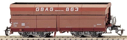 Tillig 15211 TT-Offener Drehgestell-Schüttgutwagen Ep. IV, der "GBAG", eingestellt bei der DB