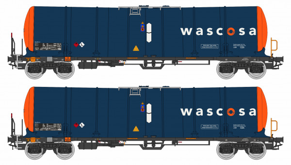 igra-model 96110011 DC-Kesselwagen-Set, 2-teilig, Ep. VI, d. &quot;Wascosa&quot;, eingestellt bei d. CZ-Wasco