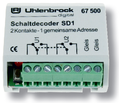 Uhlenbrock 67500 SD1 Schaltdecoder