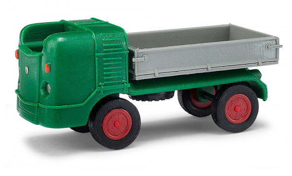 Mehlhose 211003201 N-Fahrzeug-Modell, Multicar M21, mit 3-Seitenkipper in grüner Farbgebung