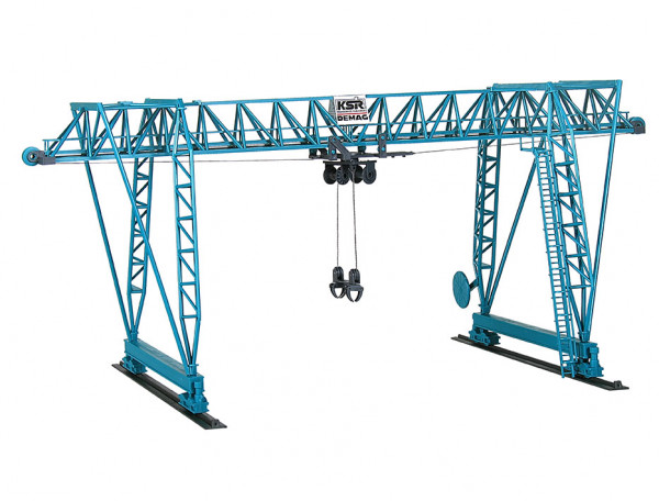 Kibri 38543 H0-(Modellbausatz)/Ausgestaltung, Überladekran zum Sägewerk