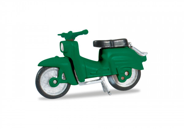 Herpa 053136-004 H0 - Motorrad- &amp; Moped-Modell: Simson &quot;Schwalbe&quot; KR 51/1 (minzgrün)