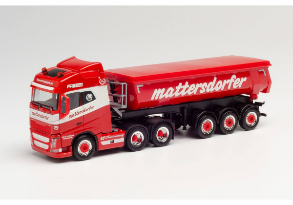 Herpa 311908 H0-LKW-Modell: Volvo FH Gl. Thermomulden-Sattelzug &quot; Mattersdorfer&quot;