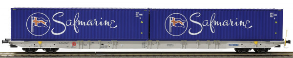 igra-model 96010055 H0-DC-Containertragwagen Ep. VI, d. &quot; VTG/BoxXpress&quot;, eingestellt bei d. D-AAEC